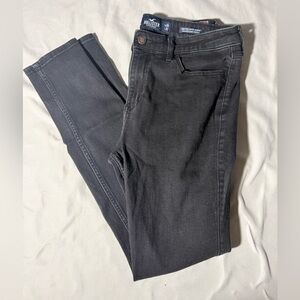 Hollister Women's Dark Gray Skinny Jeans